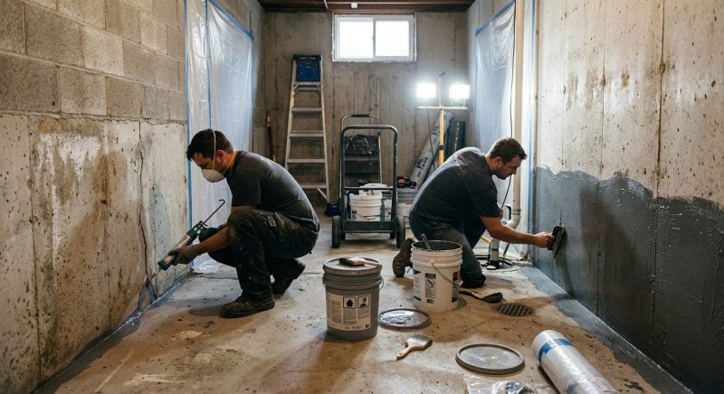 Basement Walls Waterproofing in Fort Myers, FL