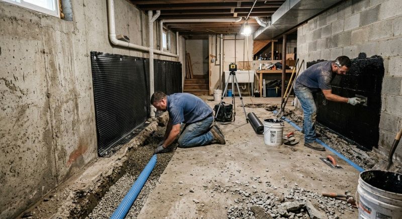 Basement Walls Waterproofing in Fort Wayne, IN