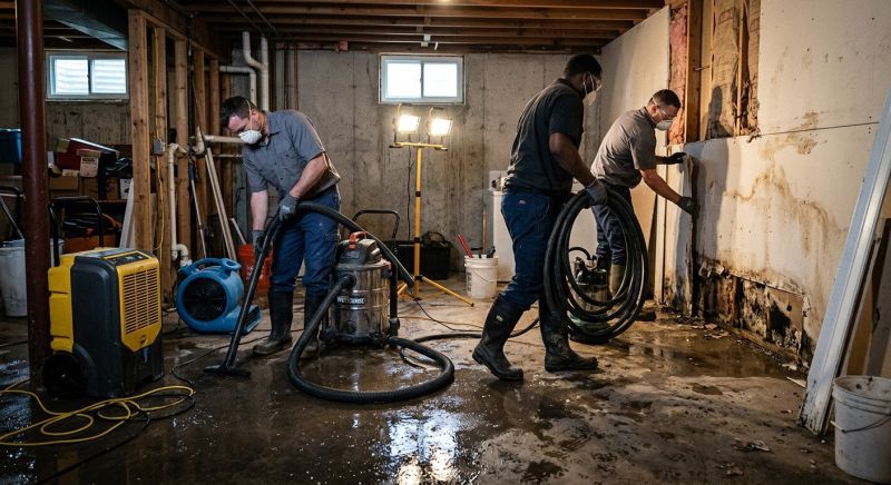 Basement Water Extraction in Scottsdale, AZ