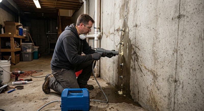 Foundation Crack Sealing in Tampa, FL
