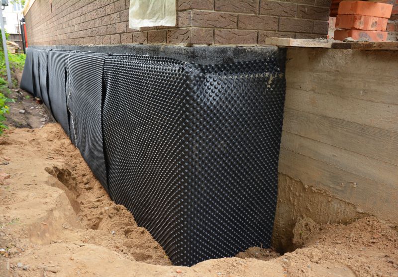 Waterproof Membrane on Foundation